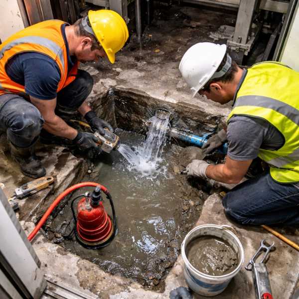 Lift pit & water tank leak repair